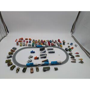 Micro Machines Car Semi Truck Military Boat Train Tracks Jets Construction Lot